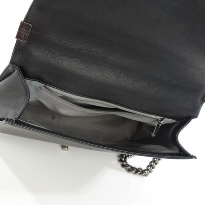 Chanel Calfskin Double Stitch Large Boy Flap Black 6 of 10