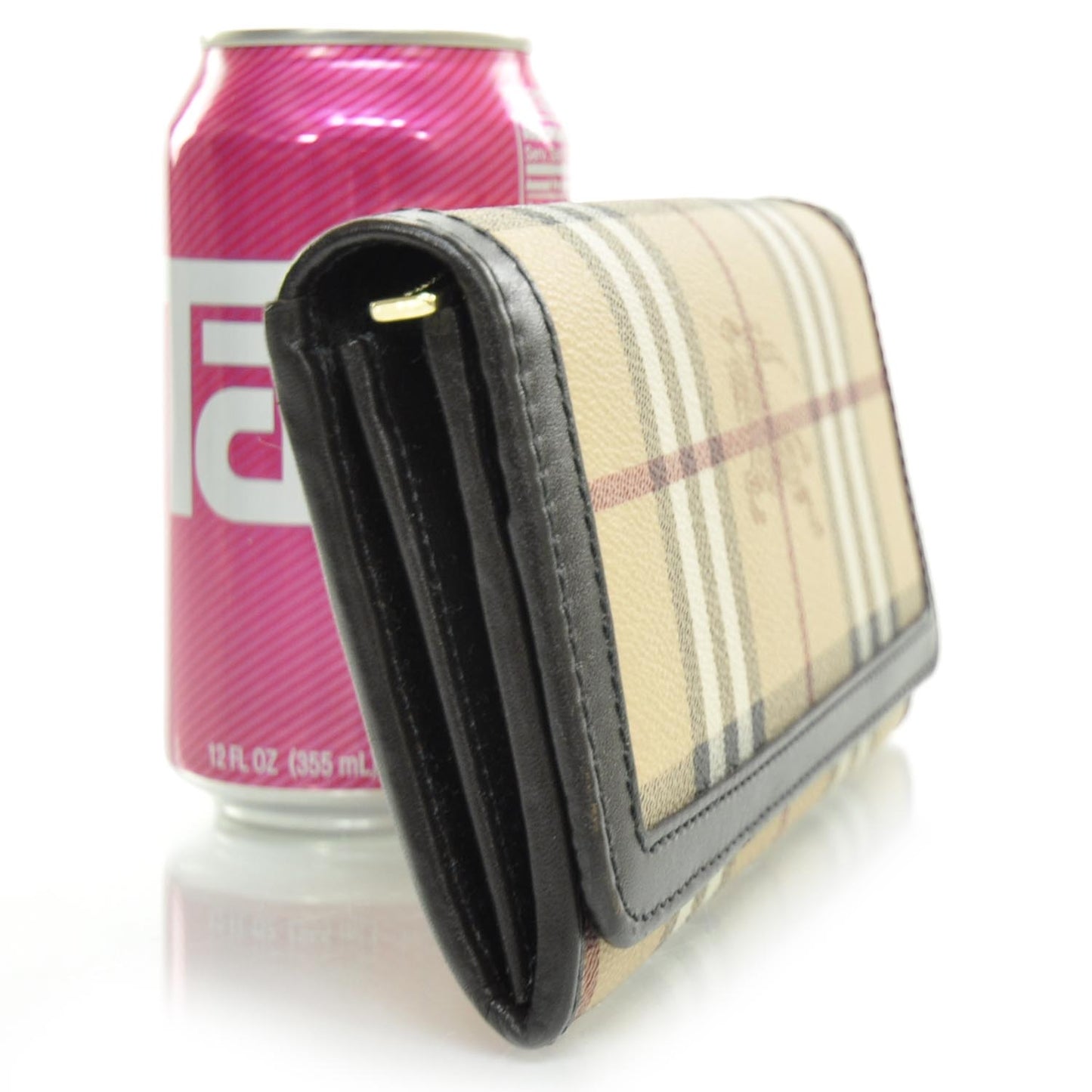 Haymarket Check Continental Wallet Brown