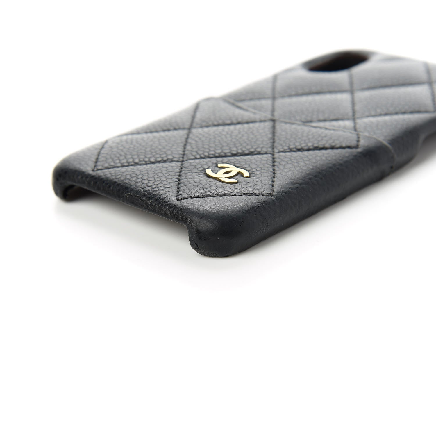 Chanel Caviar Quilted iPhone X Coco Tech Case Black 7 of 11