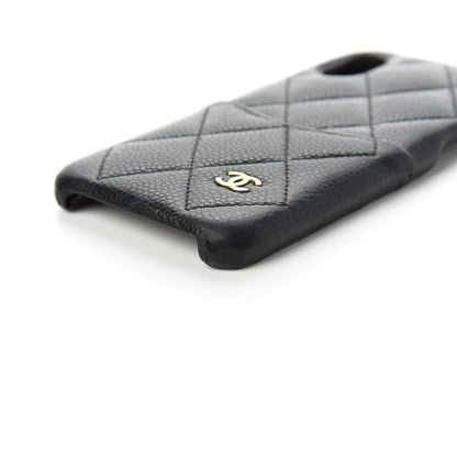 Chanel Caviar Quilted iPhone X Coco Tech Case Black 7 of 11