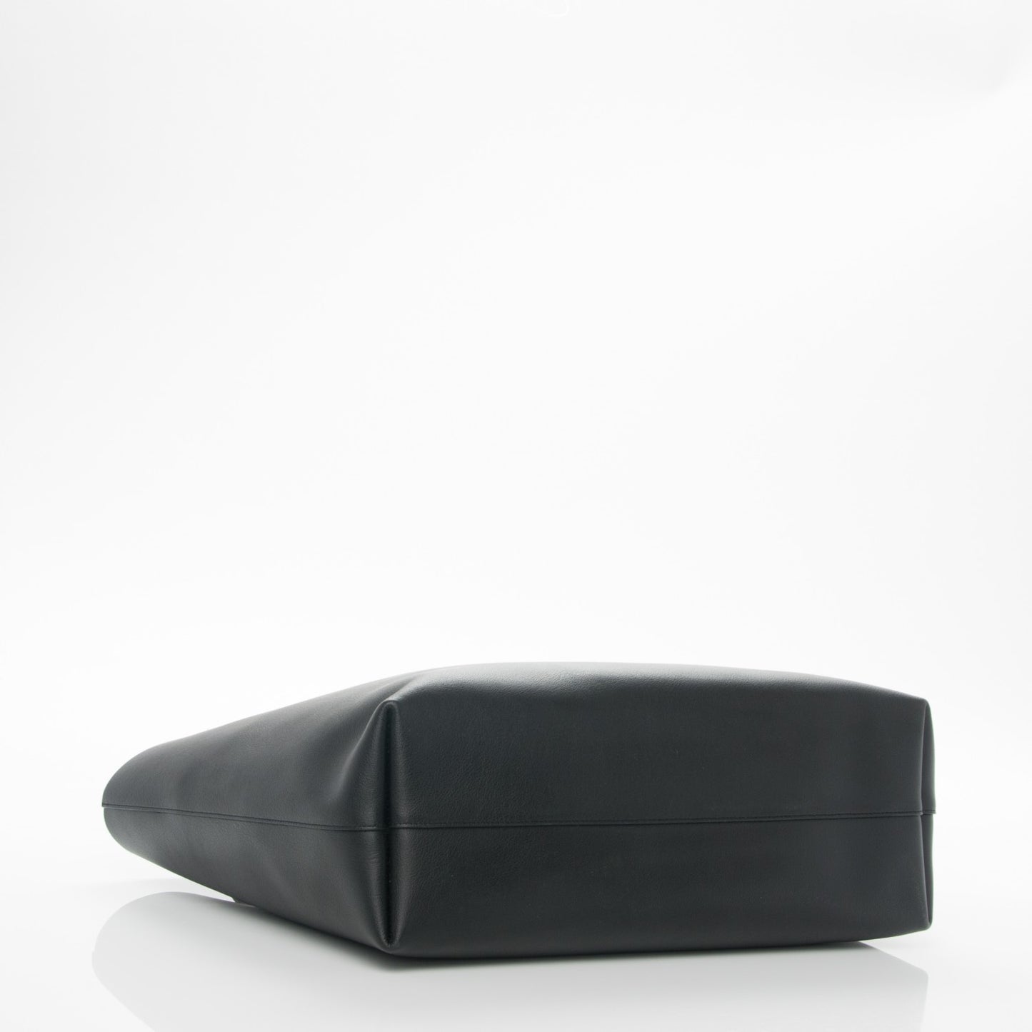 Calfskin Large Shopping Tote Black