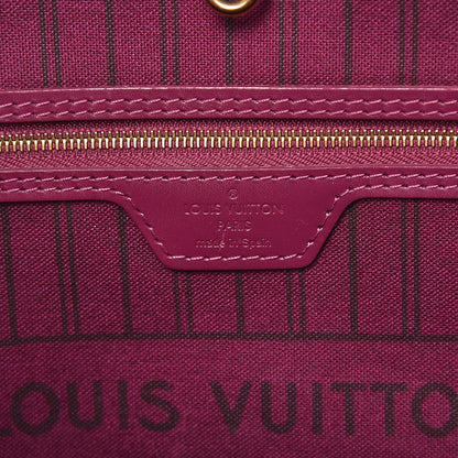 Louis Vuitton Monogram Totem Neverfull MM Magenta 7 of 8