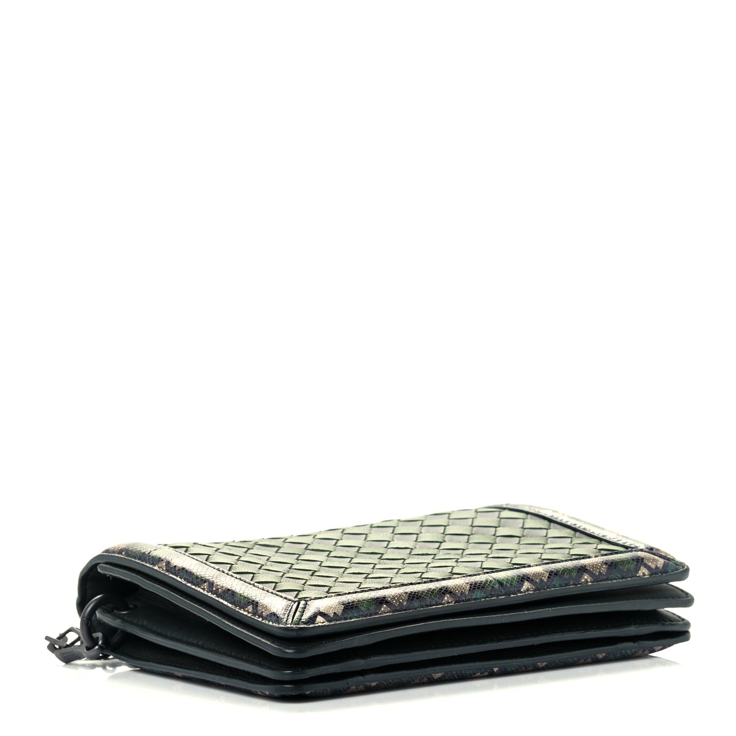 Nappa Intrecciato Ayers Crossbody Bag Forest