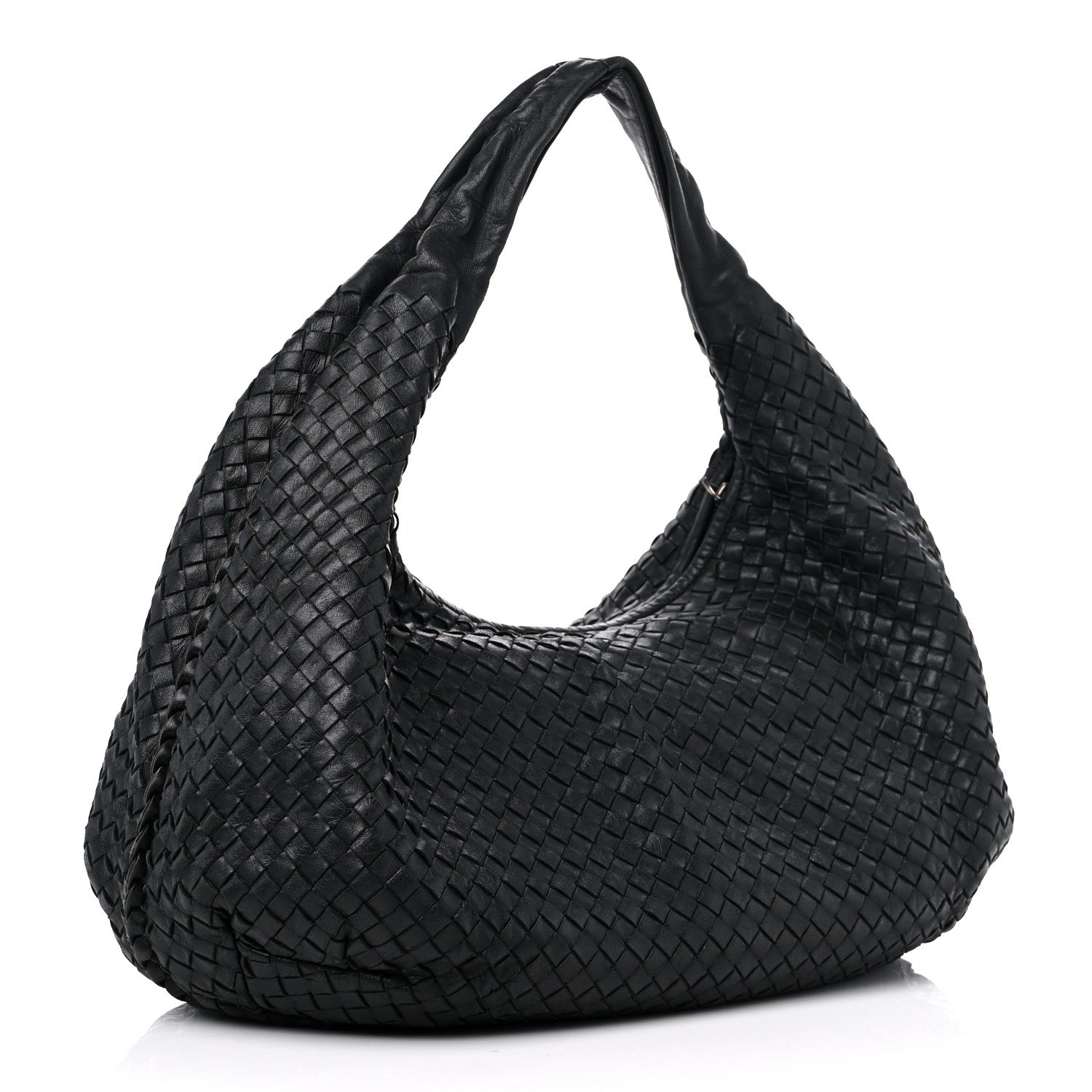 Bottega Veneta Nappa Intrecciato Large Veneta Hobo Black 4 of 15
