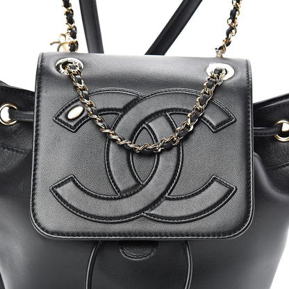 Chanel Lambskin CC Mania Backpack Black 7 of 11