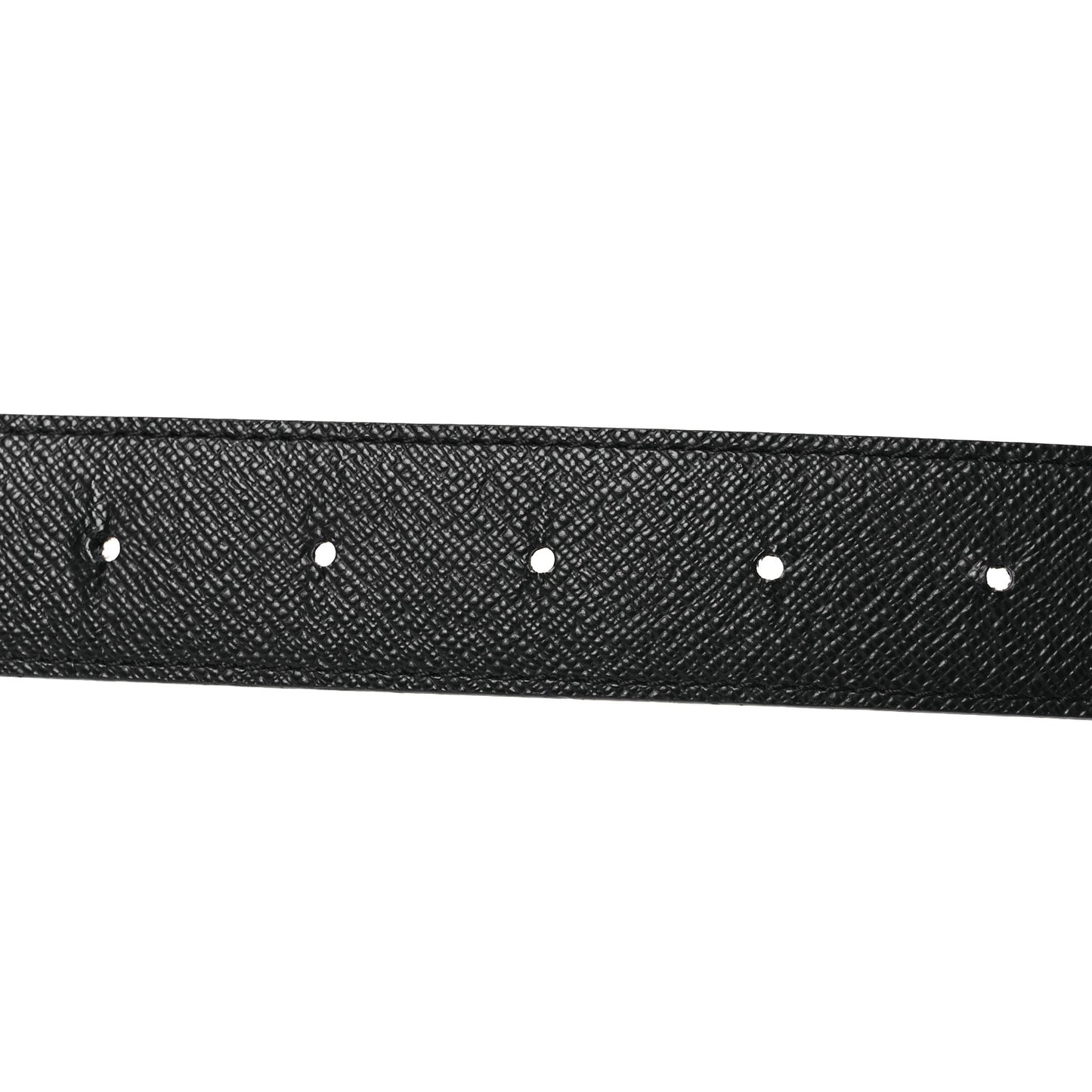 Calfskin Monogram 30mm LV Initiales Reversible Belt 80 32 Black