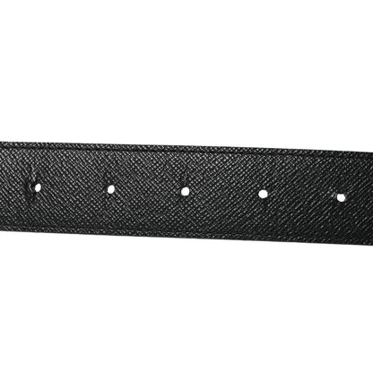 Louis Vuitton Calfskin Monogram 30mm LV Initiales Reversible Belt 80 32 Black 6 of 8