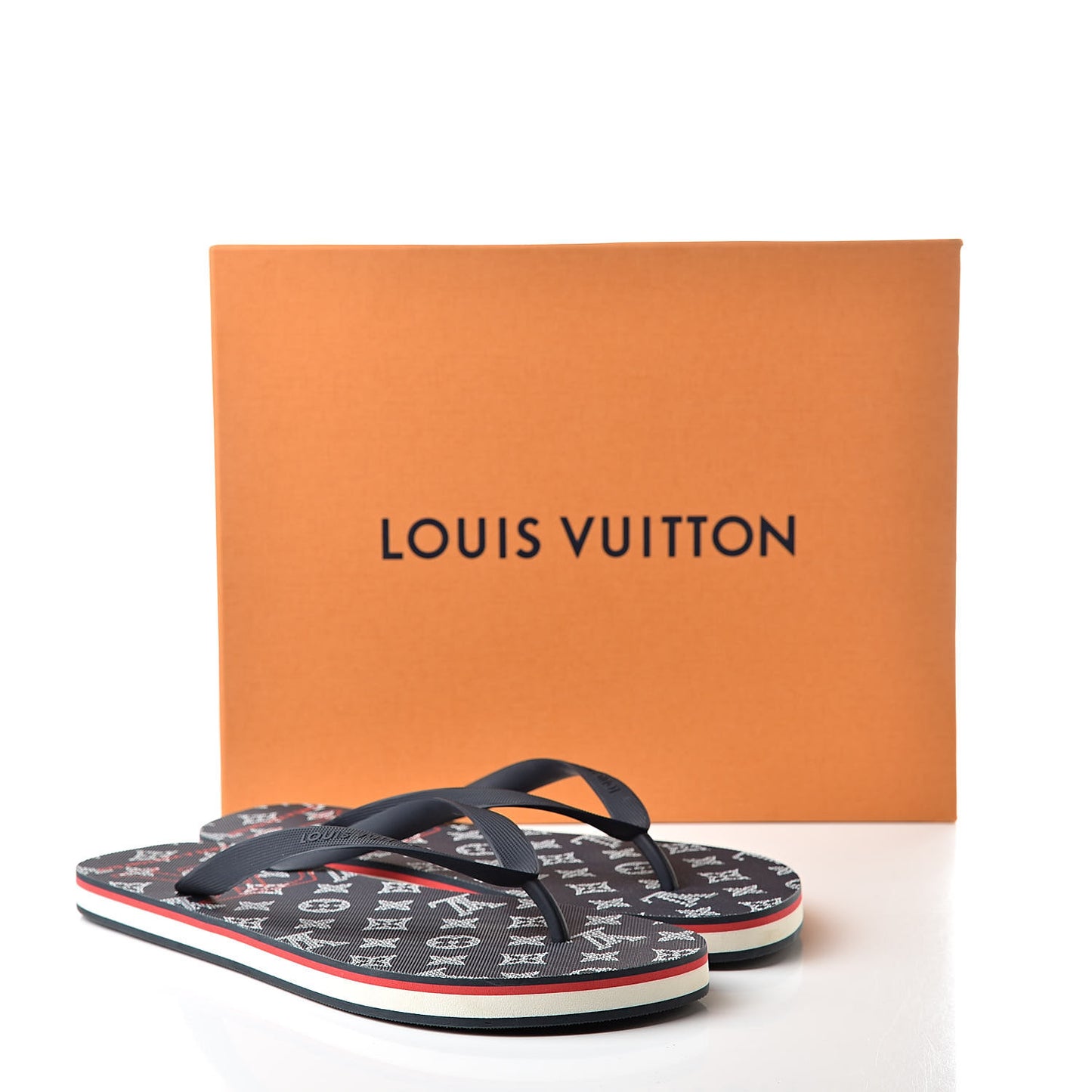Rubber Mens Molitor Thong Sandals 11 Marine Rouge