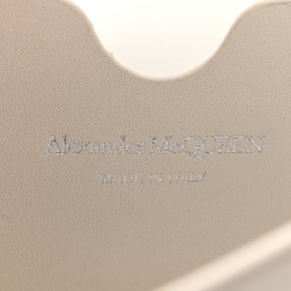 Alexander McQueen Calfskin Polyurethane Mini Jeweled Knuckle Satchel Clear White 6 of 9