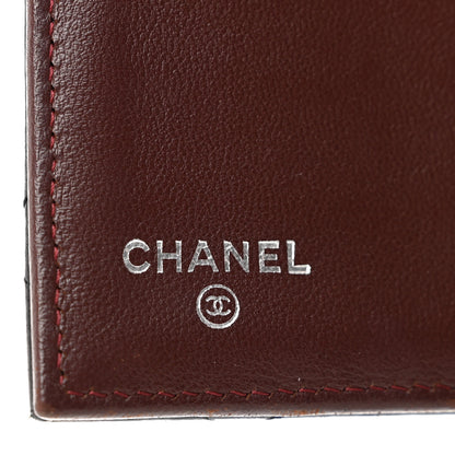 Chanel Lambskin Quilted Large Gusset Flap Wallet Black 6 of 10