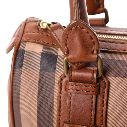 Burberry Smoked Check Small Chester Bowling Bag Brown 15 of 17