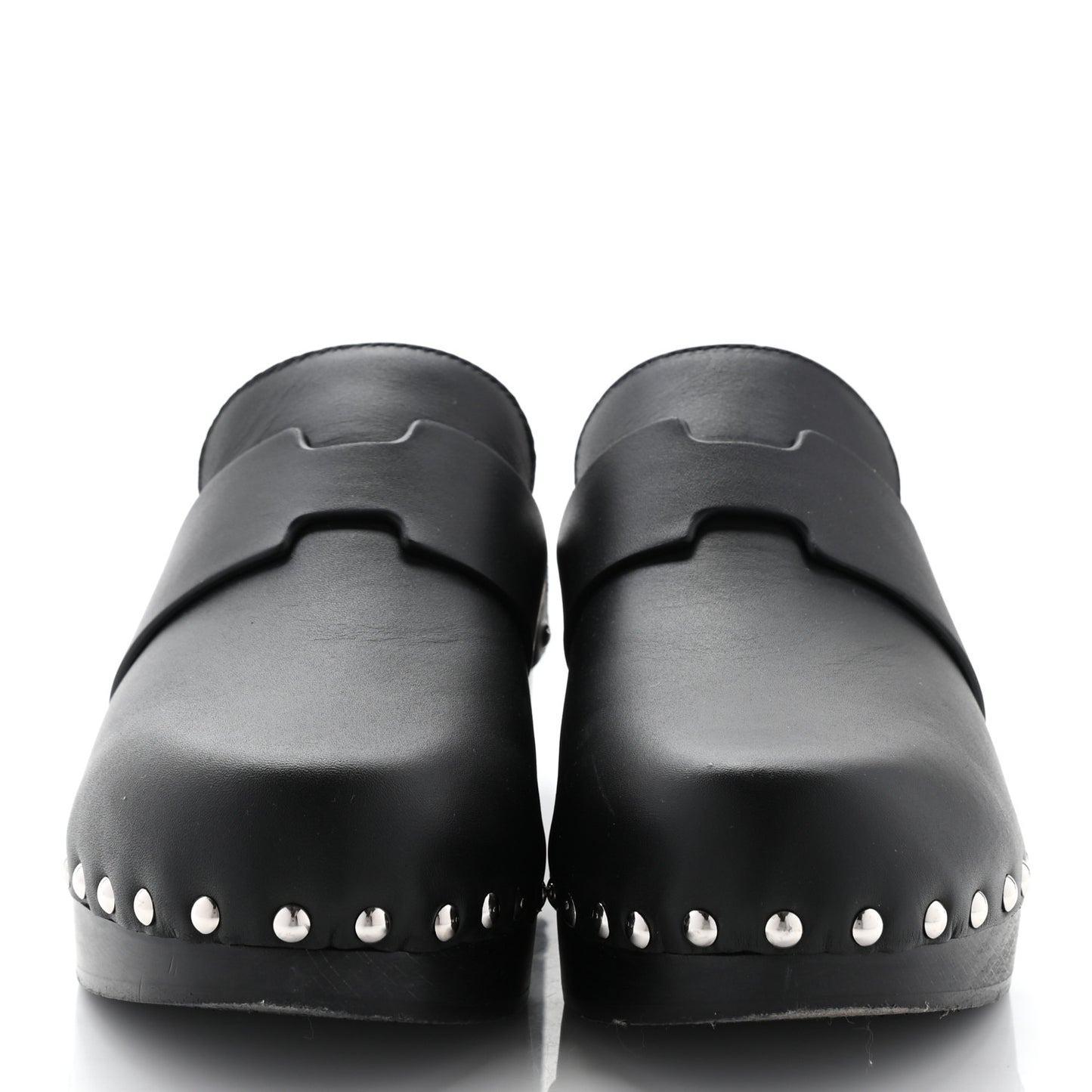 Calfskin Calya Mules 36 Black