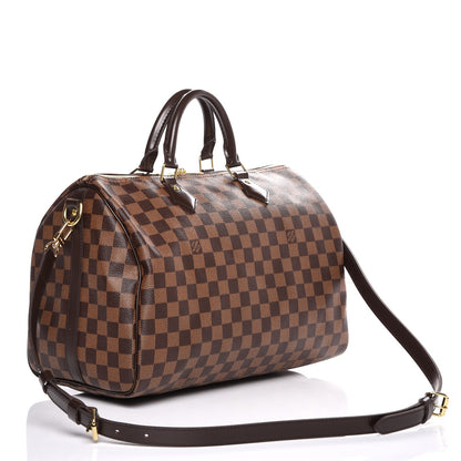 Louis Vuitton Damier Ebene Speedy Bandouliere 35 4 of 13