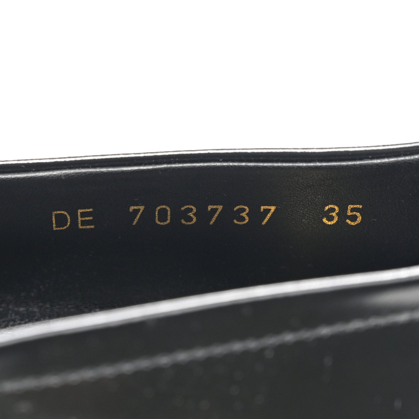 Calfskin Penny Loafers 35 Black