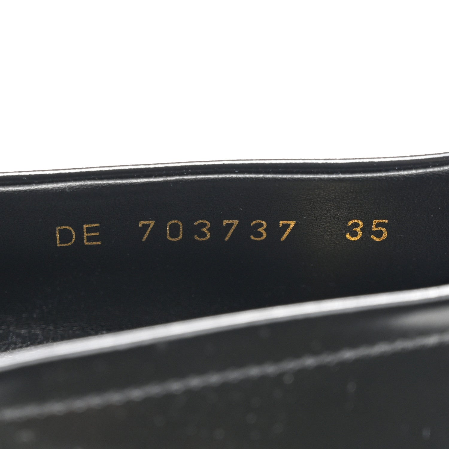 Saint Laurent Calfskin Penny Loafers 35 Black 8 of 8