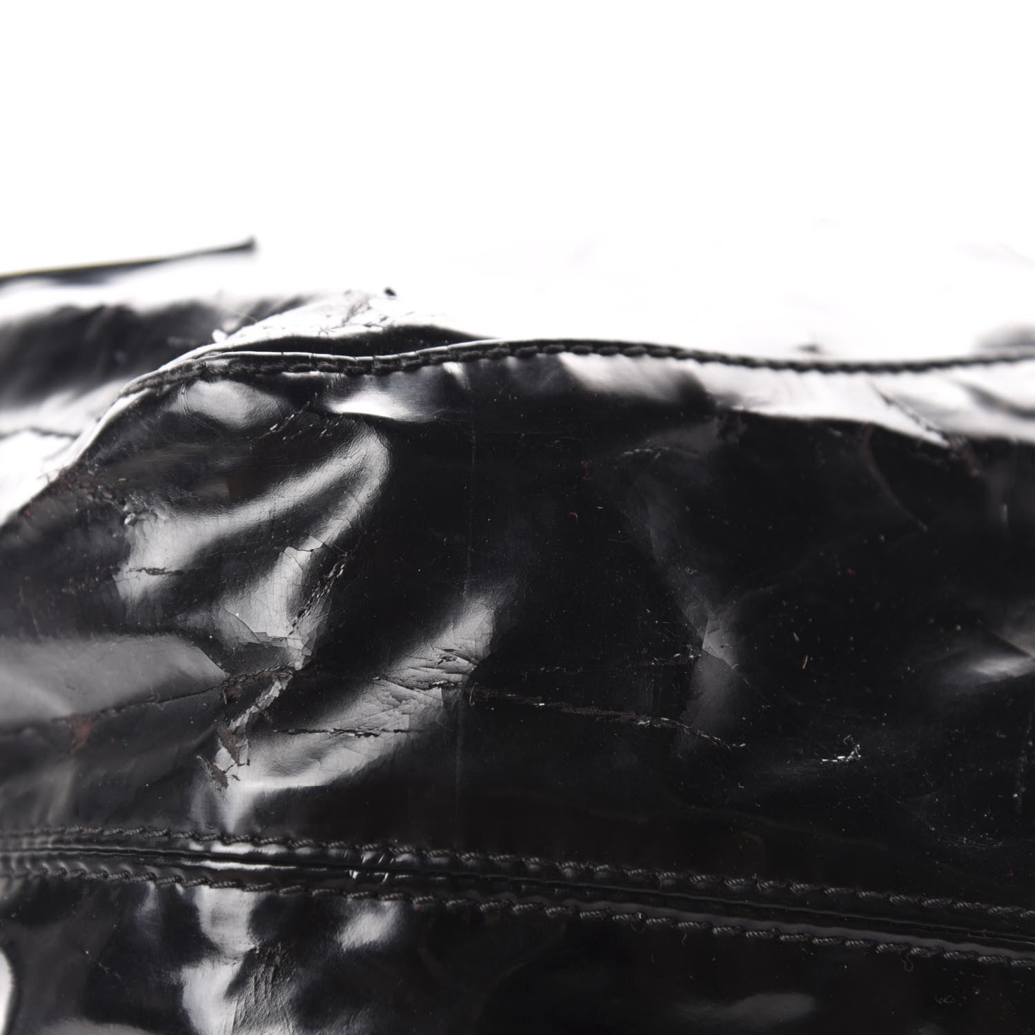 Valentino Garavani Patent Lacca Large Nuage Bow Hobo Black 13 of 15