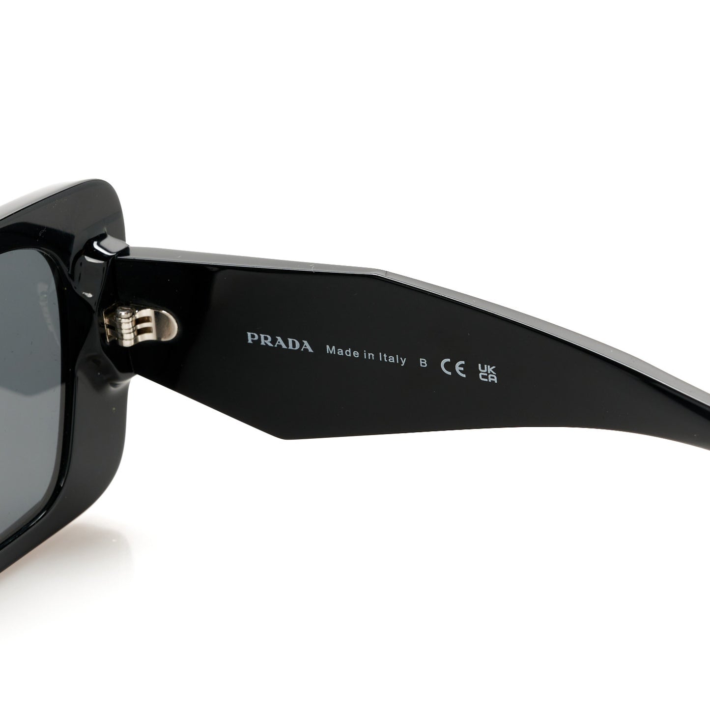 Acetate Symbole Sunglasses SPR 08Y Black