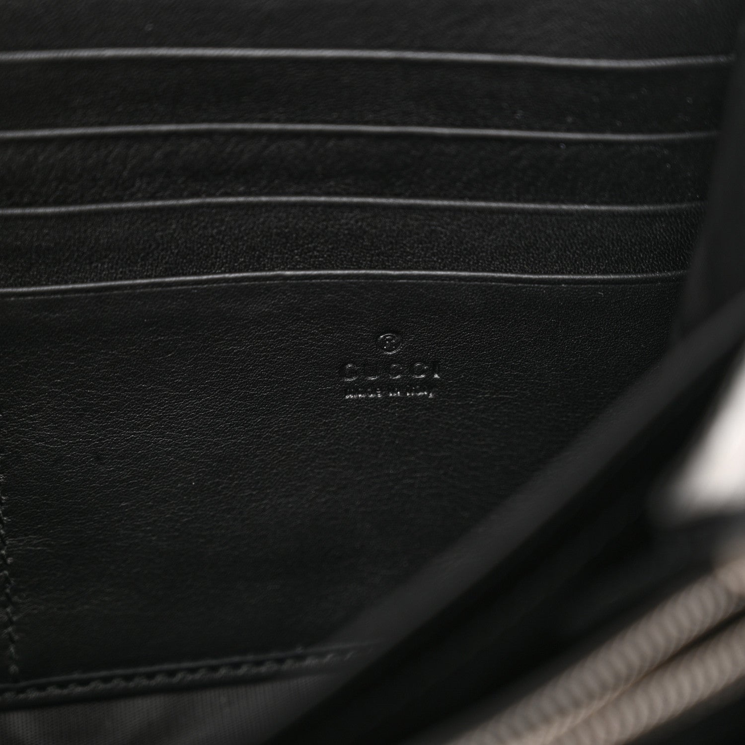 Gucci Velvet GG Monogram Mini Dionysus Chain Wallet Black 6 of 10
