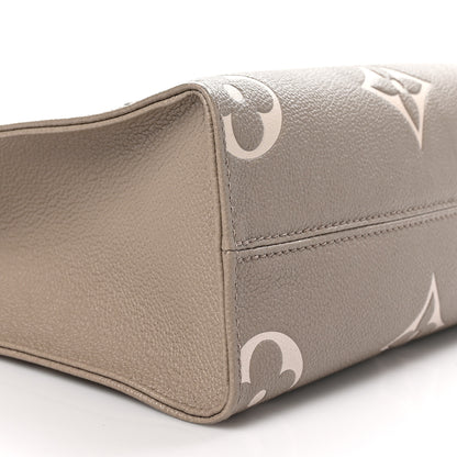 Louis Vuitton Empreinte Monogram Giant Onthego PM Tourterelle Creme 8 of 9