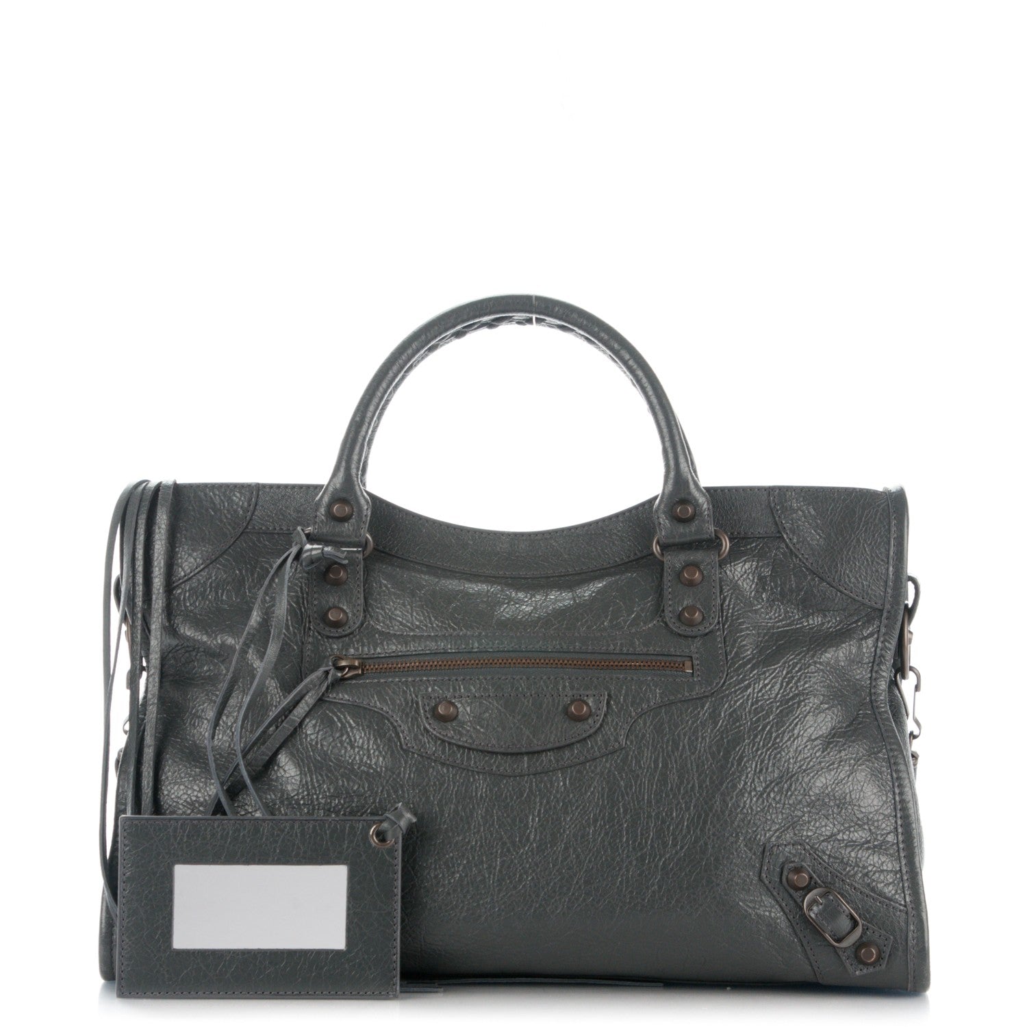 Balenciaga Agneau Classic Hardware City Gris Fossile 1 of 7