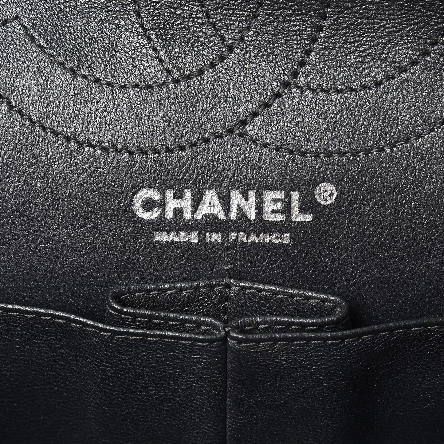 Metallic Aged Calfskin Quilted 2.55 Reissue 226 Flap Dark Silver