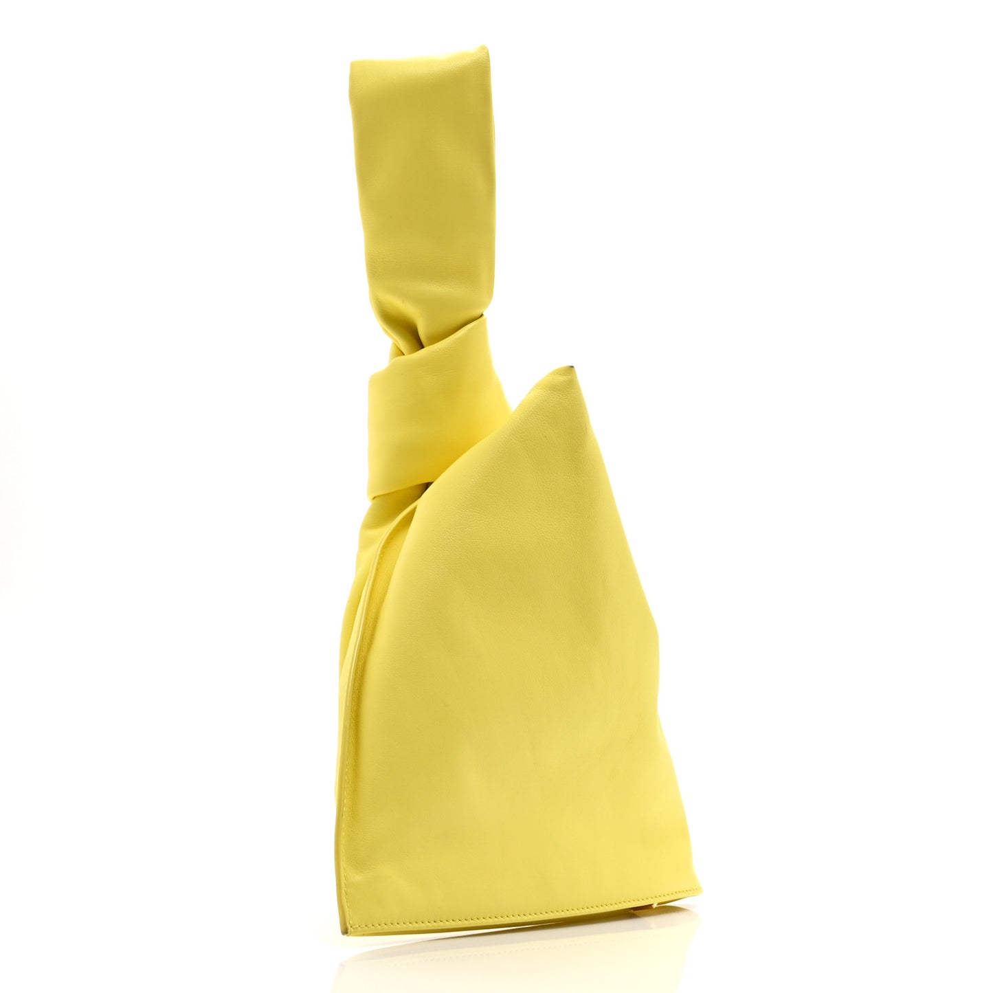 Calfskin Mini BV Twist Yellow