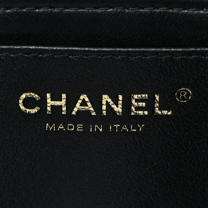 Chanel Lambskin Quilted Trendy Vanity Case Black 6 of 17