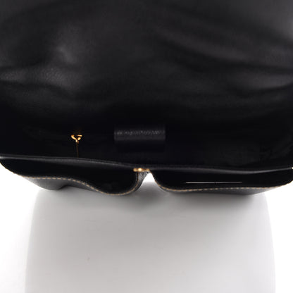 Chanel Caviar CC Stitched Medium Flap Shoulder Bag Black 5 of 15
