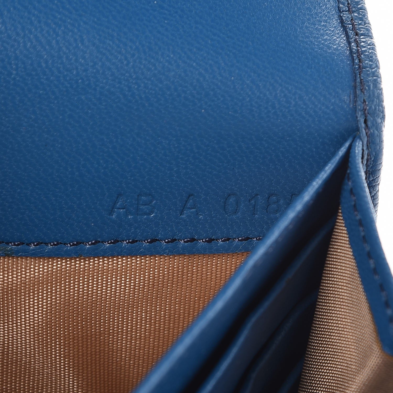 Givenchy Goatskin Pandora Flap Continental Wallet Medium Blue 6 of 13