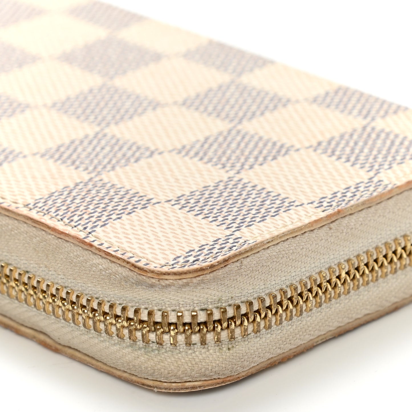 Damier Azur Clemence Wallet Rose Ballerine