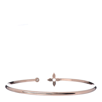 Louis Vuitton 18K Pink Gold Diamond Idylle Blossom Twist Bracelet 3 of 4