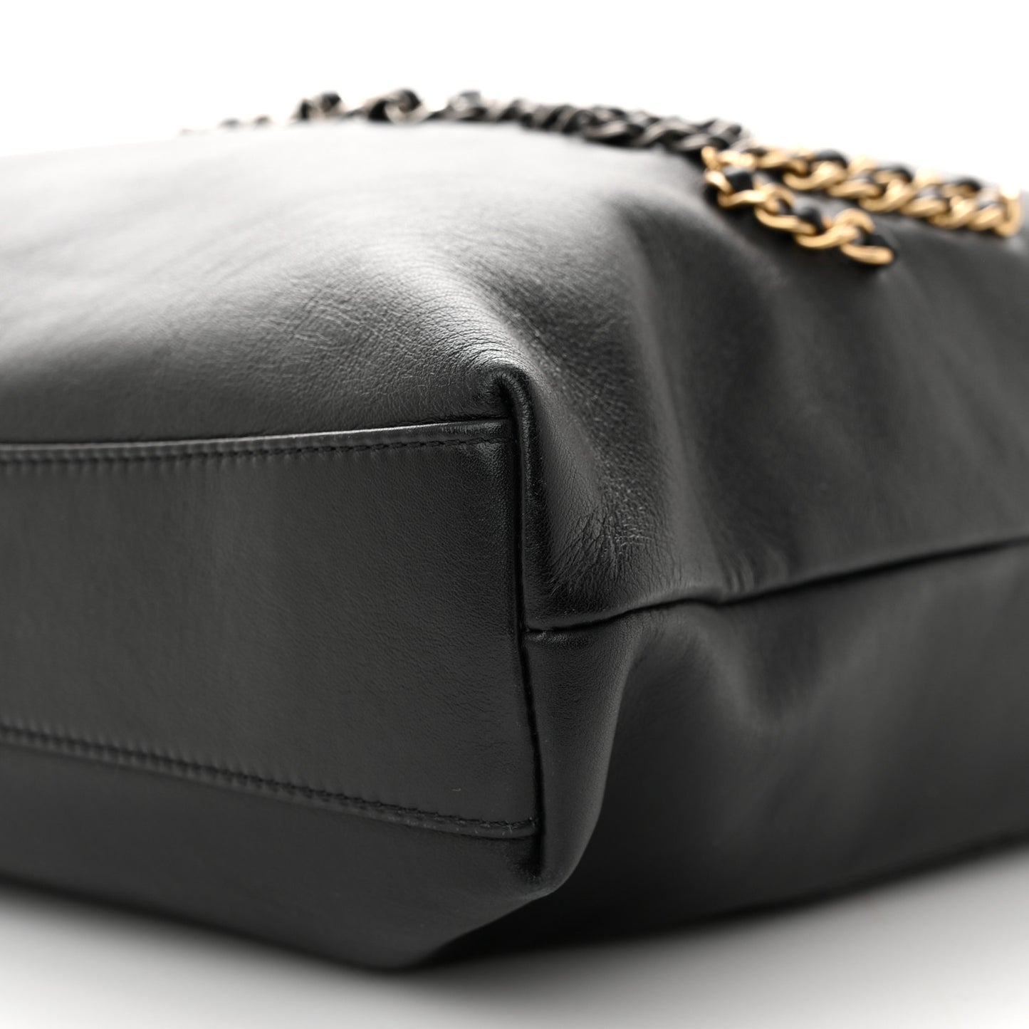 Calfskin Chain 20s Signe Tote Black