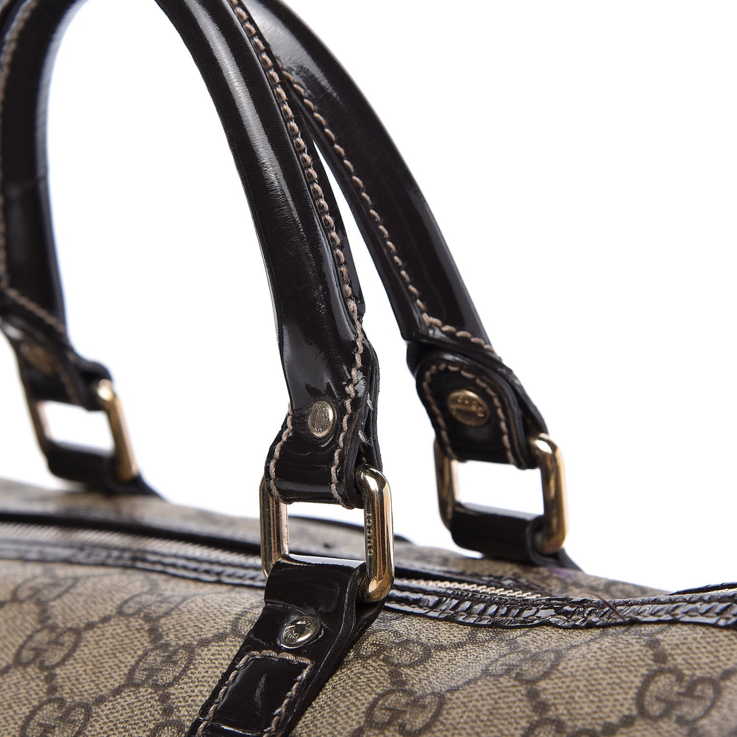 GG Plus Monogram Medium Joy Boston Dark Brown