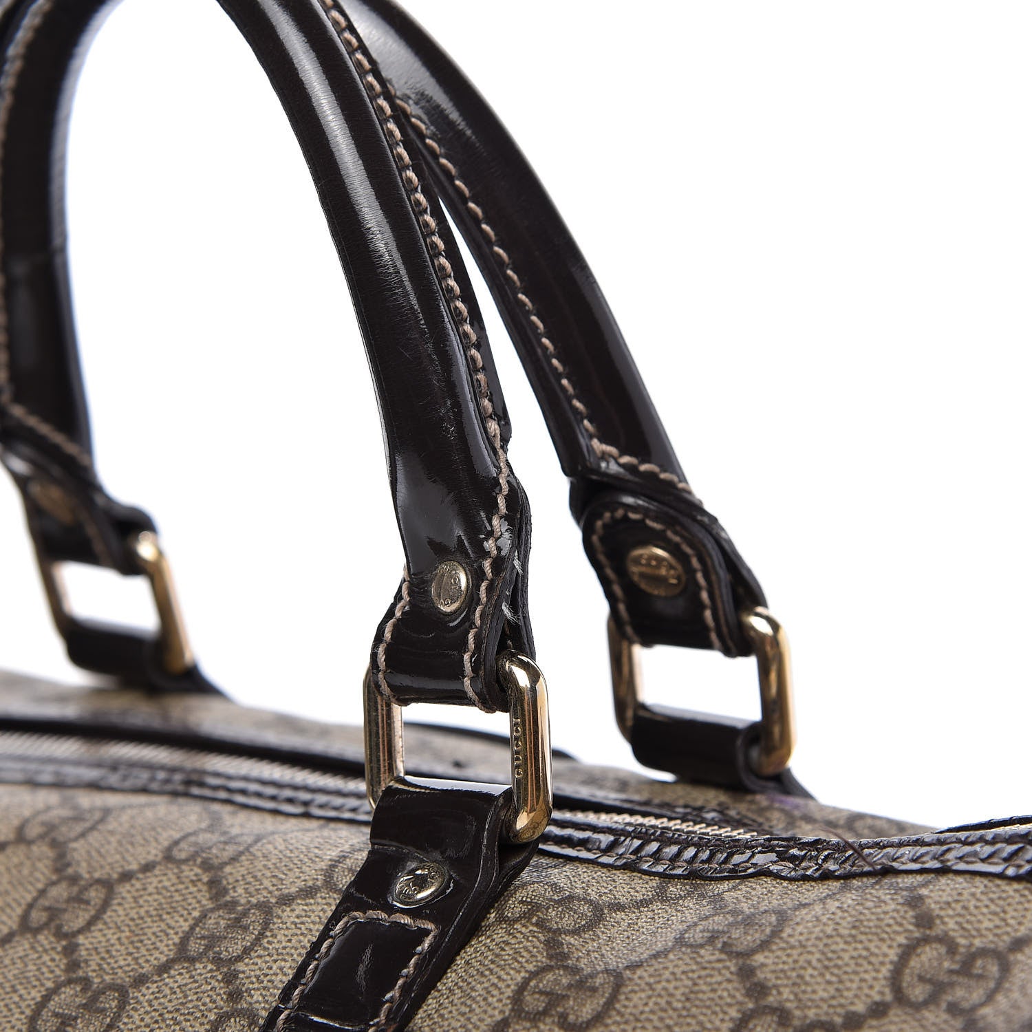 Gucci GG Plus Monogram Medium Joy Boston Dark Brown 13 of 14