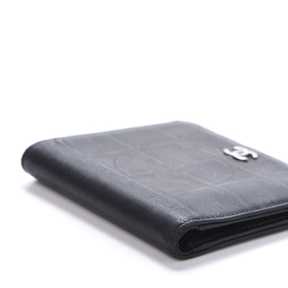 Chanel Embossed Lambskin Travel Bi-Fold Wallet Black 7 of 12