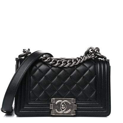 Chanel Caviar Quilted Small Boy Flap Black 1 of 4