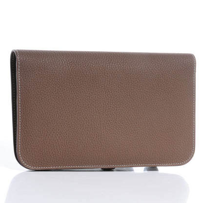 Hermes Togo Dogon Combined Wallet Etoupe 3 of 9