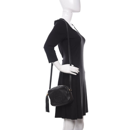 Gucci Pebbled Calfskin Small Soho Disco Bag Black 2 of 13
