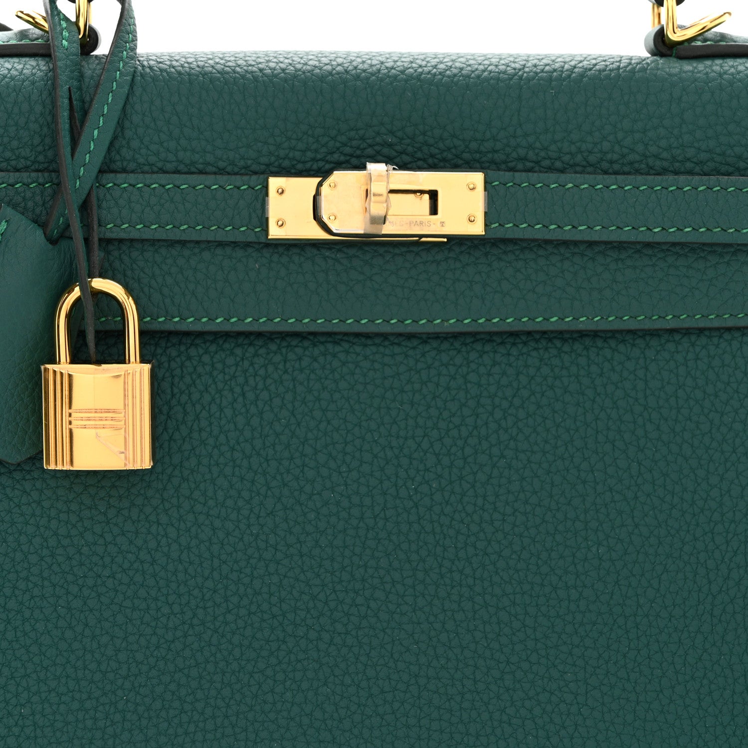 Hermes Togo Kelly Retourne 25 Malachite 8 of 10
