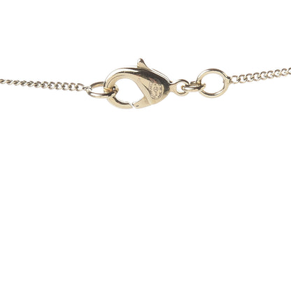 Chanel Baguette Crystal CC Necklace Light Gold 4 of 6