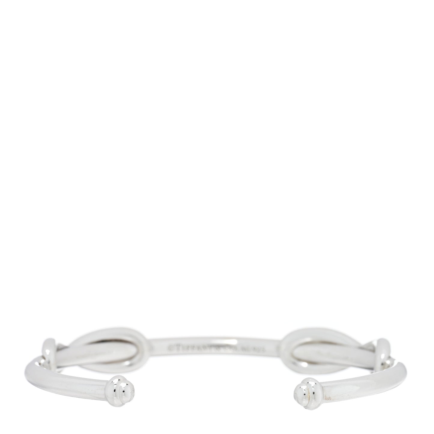 Sterling Silver Double Infinity Cuff Bracelet