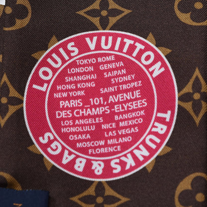 Louis Vuitton Silk Monogram Summer Trunks Bandeau Brown 6 of 6