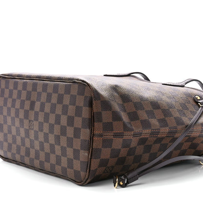 Louis Vuitton Damier Ebene Neo Neverfull MM Rose Ballerine 13 of 15