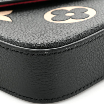 Louis Vuitton Empreinte Monogram Giant Felicie Pochette Black Beige 12 of 14
