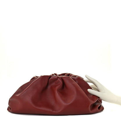 Bottega Veneta Smooth Butter Calf The Pouch Oversized Clutch Rust 2 of 11
