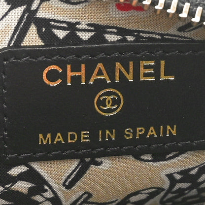 Chanel Caviar Quilted CC Zip Card Holder Black 6 of 8