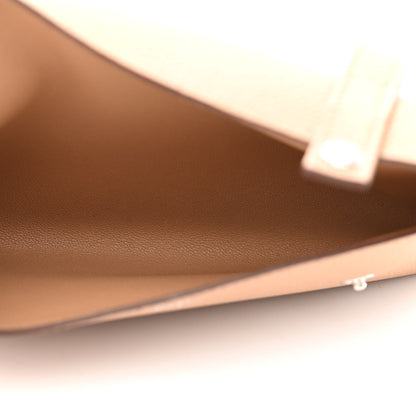 Hermes Epsom Quelle Idole Picto Kelly Doll Handbag Nata Mauve Sylvestre Lime Chai 8 of 14