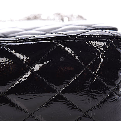 Chanel Distressed Patent Quilted 2.55 Reissue 227 Flap Black 15 of 16