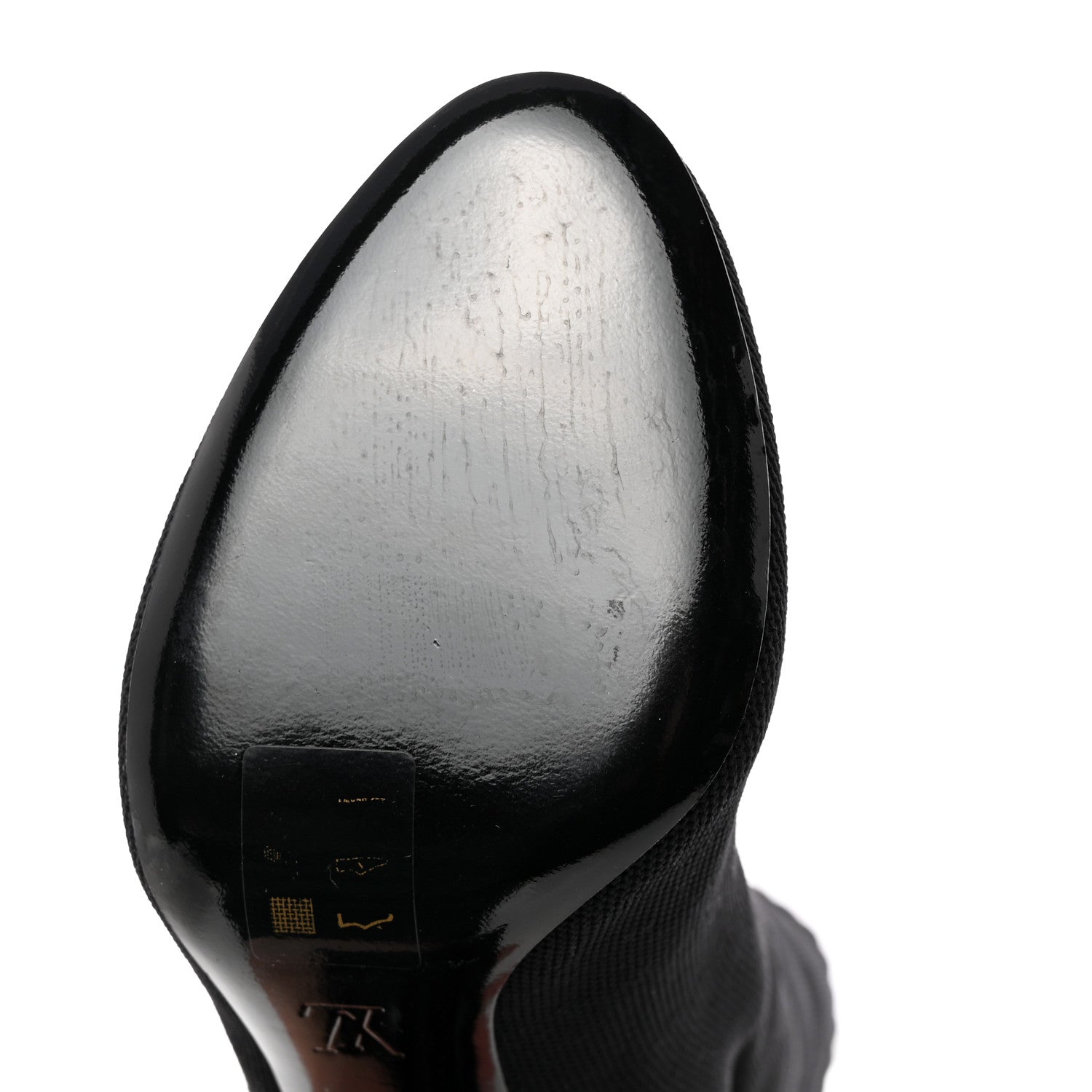 Louis Vuitton Stretch Fabric Silhouette Ankle Boots 36.5 Black 8 of 8