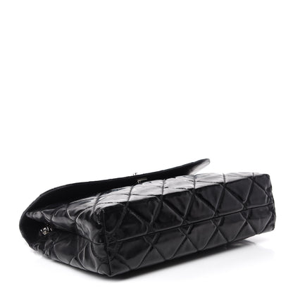 Chanel Vinyl Quilted In the Business Flap Bag Black 5 of 14